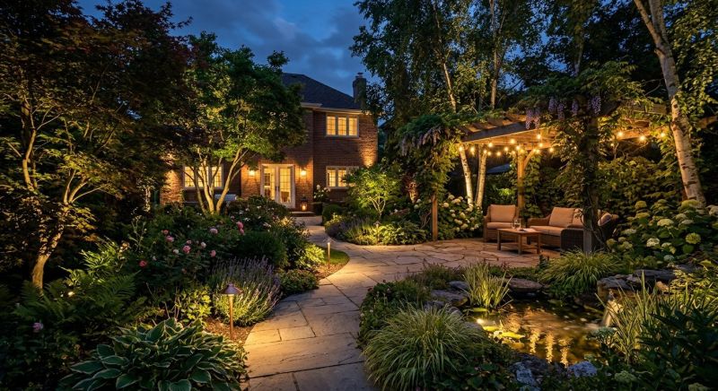 Garden Lighting Installation in Alpharetta, GA