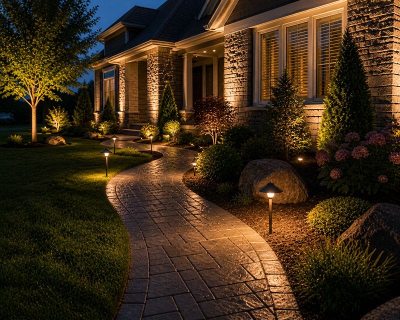 Garden Lighting Installation in Denver, CO