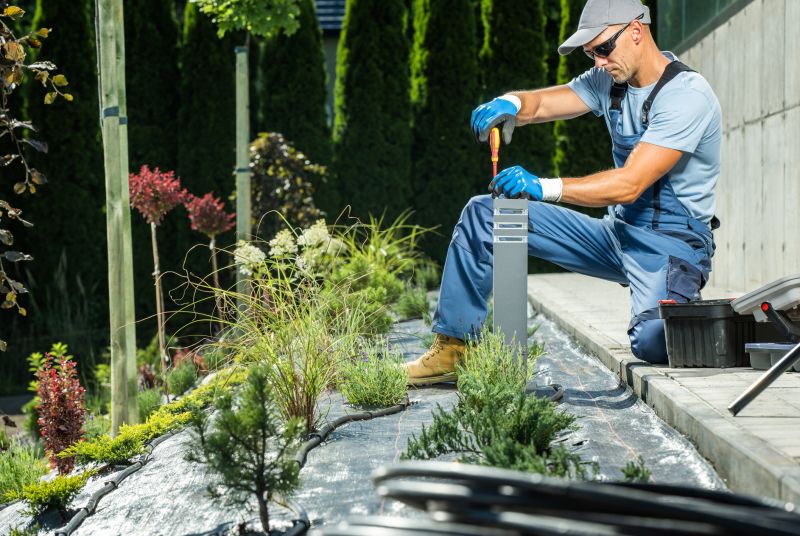 Garden Lighting Installation in Orem, UT
