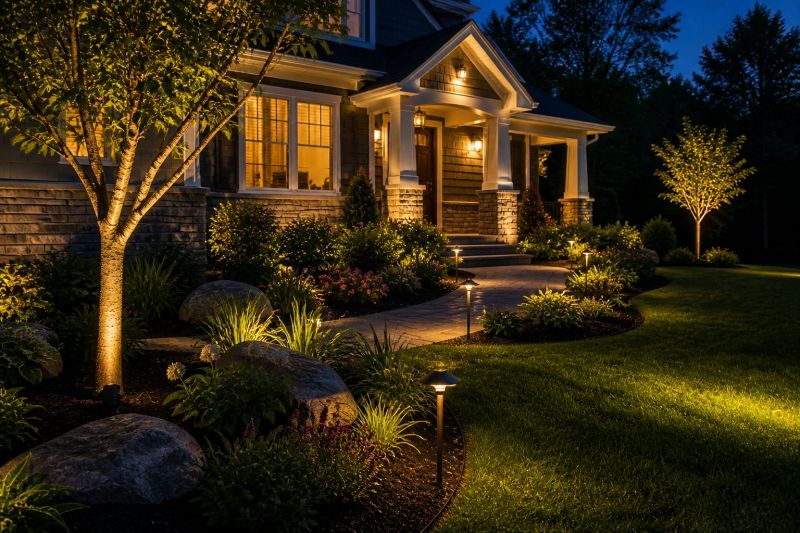 Sidewalk Lighting Installation in Heber City, UT